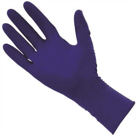 Sas Safety Thickster, Disposable Gloves, 14 mil Palm, Latex, Powder-Free, L, Blue 2479356